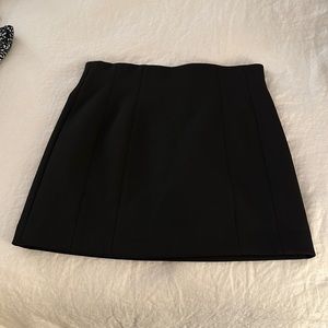 Zara, never worn with tags. Medium black mini skirt